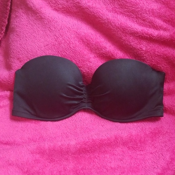 Victoria secret black bandeau top 34C - Picture 1 of 3